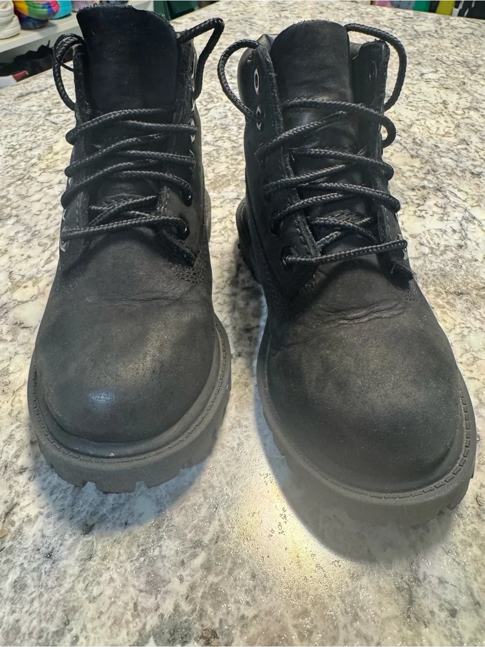 Timberland Kids Black Boots